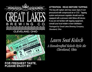 The Great Lakes Brewing Co. Lawn Seat December 2014