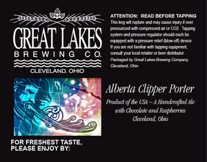 The Great Lakes Brewing Co. Alberta Clippper December 2014