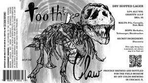 Off Color Brewing Tooth & Claw December 2014