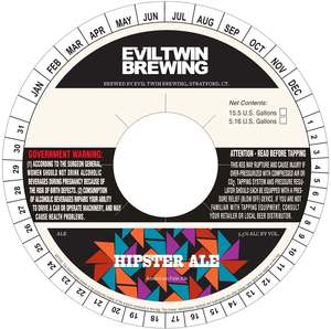 Evil Twin Brewing Hipster December 2014