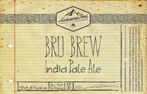 Hideaway Park Brewery Brubrew India Pale Ale