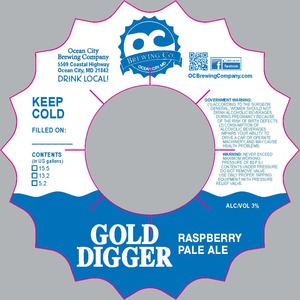 Gold Digger Raspberry Pale Ale December 2014