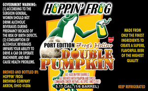 Hoppin' Frog Port Edition Frog's Hollow Ale