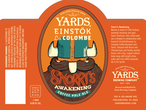 Yards Brewing Company Snorris Awakening January 2015