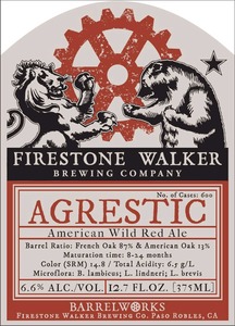 Firestone Walker Brewing Company Agrestic American Wild Red Ale