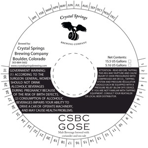 Csbc Gose December 2014