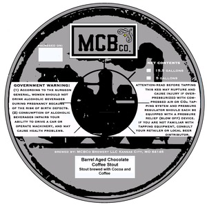 Mcbco Barrel Aged Chocolate Coffee Stout December 2014