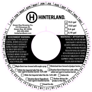 Hinterland Bourbon Barrel Stout