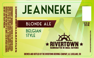 The Rivertown Brewing Company, LLC Jeanneke December 2014