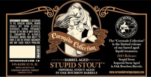 Coronado Brewing Company Barrel Aged Stupid Stout December 2014
