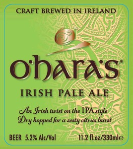 O'hara's Irish Pale Ale December 2014