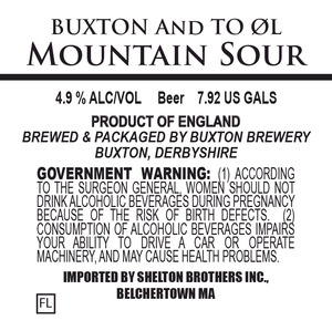 Buxton Brewery Mountain Sour December 2014