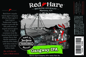 Red Hare Barrel Aged Gangway IPA December 2014