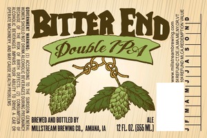 Millstream Brewing Company Bitter End Double IPA