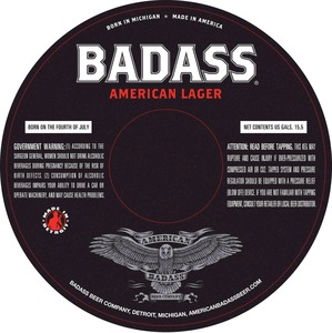 Badass American Lager 