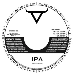 Toro Creek Brewing Company India Pale Ale