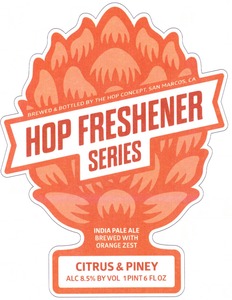 The Hop Concept Citrus & Piney January 2015