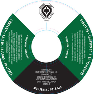 Moosehead Pale Ale December 2014