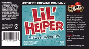 Mother's Brewing Company Lil' Helper December 2014