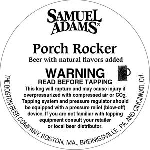 Samuel Adams Porch Rocker December 2014
