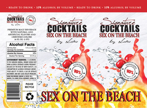 Signature Cocktails By Loko Sex On The Beach