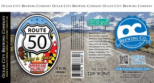 Route 50 American Pale January 2015
