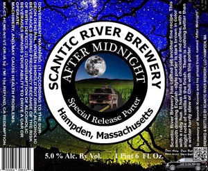 Scantic River Brewery,llc Porter