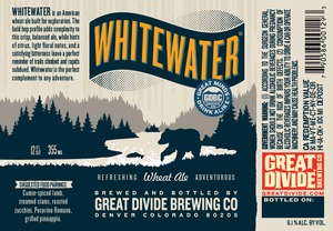 Great Divide Brewing Company Whitewater Wheat Ale