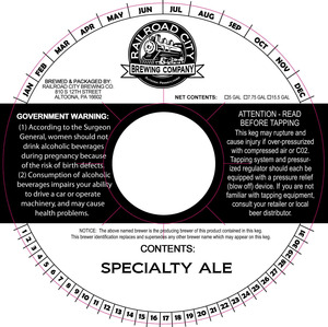 Specialty Ale 