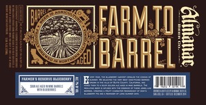 Almanac Beer Co. Farmer's Reserve Blueberry December 2014