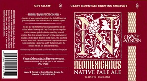 Crazy Mountain Brewing Company Neomexicanus