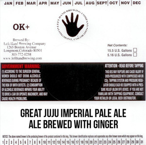 Left Hand Brewing Co. Great Juju Imperial Pale Ale