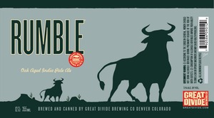 Great Divide Brewing Company Rumble December 2014
