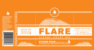 Storm Peak Brewing Company Flare Orange Wheat December 2014