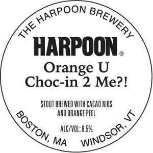 Harpoon Orange U Choc-in 2 Me?! January 2015