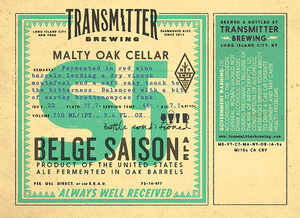 Transmitter Brewing S5 January 2015