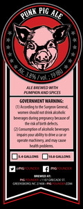 Punk Pig Ale December 2014