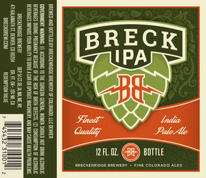 Breckenridge Brewery Breck IPA
