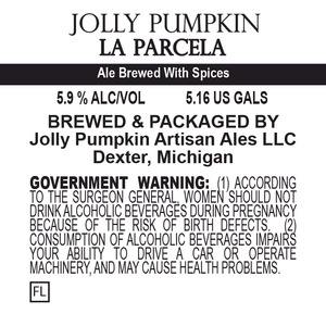 Jolly Pumpkin Artisan Ales La Parcela