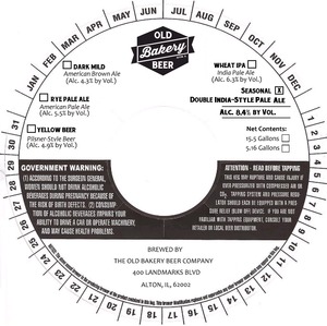 The Old Bakery Beer Company Double India-style Pale Ale
