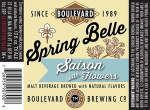 Boulevard Brewing Company Spring Belle