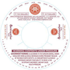 Breckenridge Brewery Barleywine Batch #2