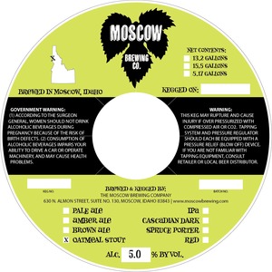 Moscow Brewing Company Oatmeal Stout