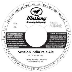 Mustang Brewing Company Session India Pale Ale