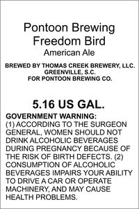 Pontoon Brewing Freedom Bird January 2015