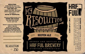 Half Full My Resolution Scotch Ale