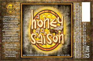 Boulder Beer Company A Honey Of A Saison January 2015