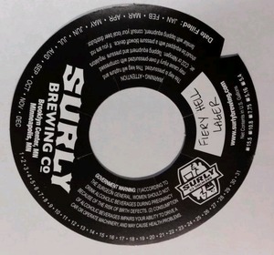 Surly Brewing Company Fiery Hell January 2015