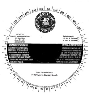 Thirsty Dog Brux Porter D'tarte January 2015