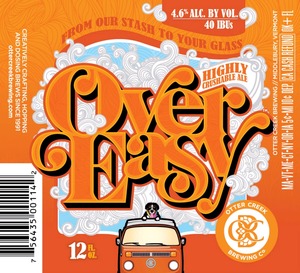 Otter Creek Brewing Over Easy January 2015